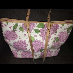 Dooney & Bourke Pink Hydrangea Tote